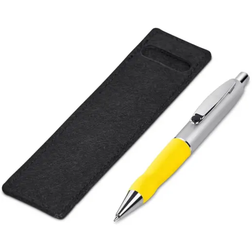 Altitude Turbo Tide Ball Pen in Felt Pouch - Yellow